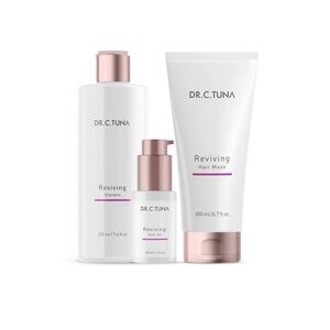 Farmasi Reviving Hair Care Set - White and Pink